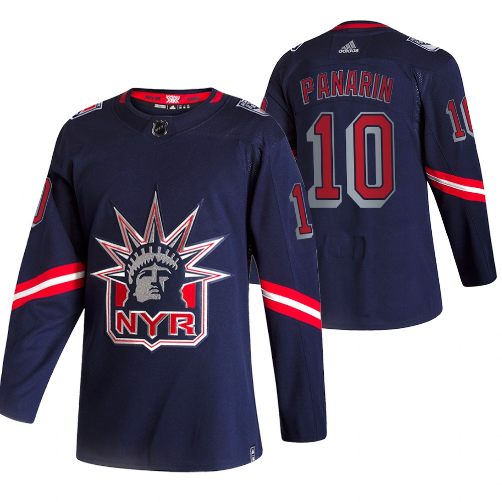 2021 Adidias New York Rangers #10 Artemi Panarin Navy Men Reverse Retro Alternate NHL Jersey->new jersey devils->NHL Jersey